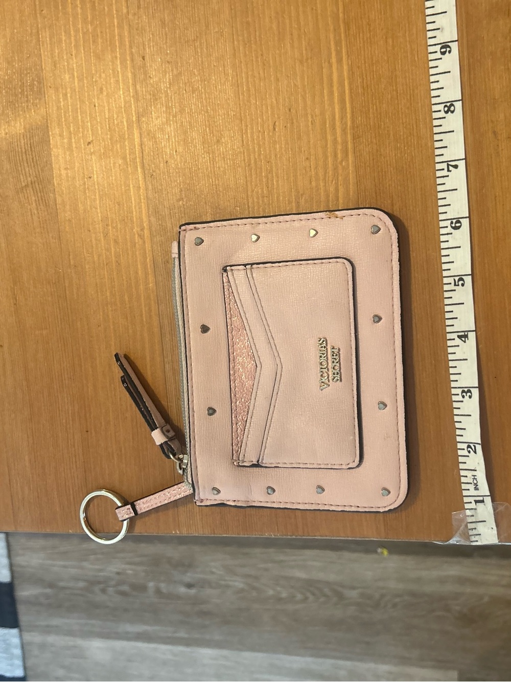 Victoria's Secret Pink Heart Card Holder Wallet - Picture 6 of 6